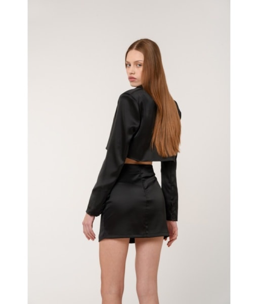 NASTIA CROP BLAZER