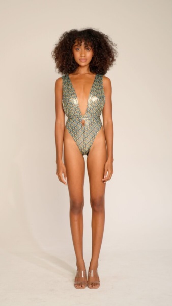 DALIA Karon Geometric Metallic