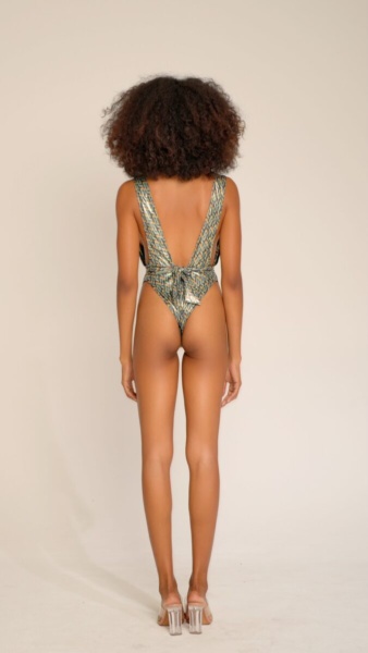 DALIA Karon Geometric Metallic