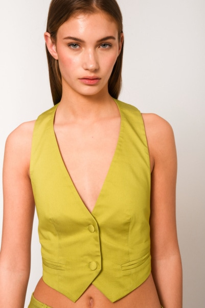 MEGHAN MONOCHROME VEST