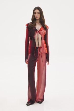 ZINA C THROUGHT PANTS