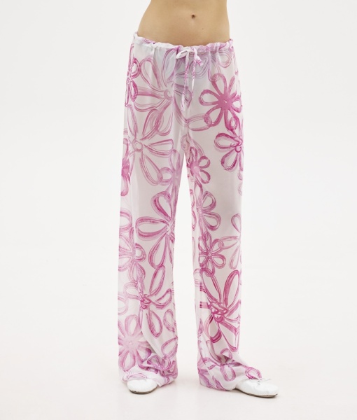 ZINA C THROUGHT PANTS