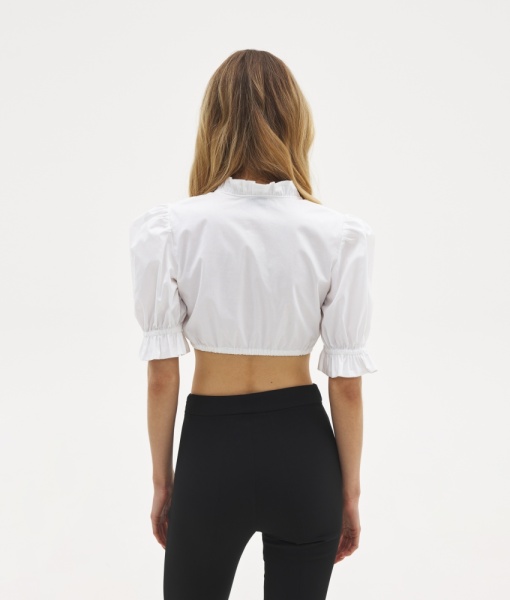 LOTUS CROP SHIRT