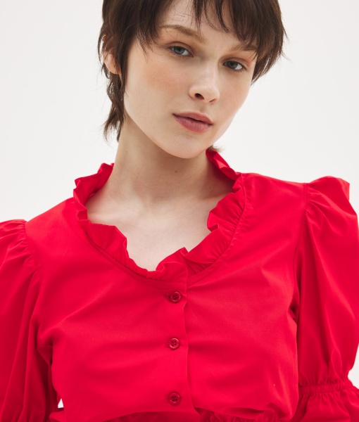LOTUS CROP SHIRT